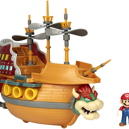 Bowsers Air Ship Deluxe Diorama Playset Super Mario