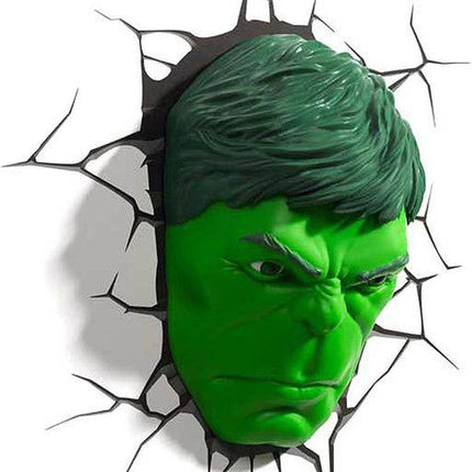 Hulk Face Marvel 3D LED Light Lamp Wall Lampada
