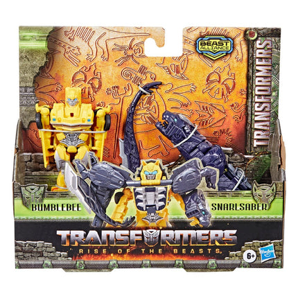 Bumblebee and Snarlsbear Action Figure Beast Alliance Combiner Transformers: Rise of the Beasts 13 cm