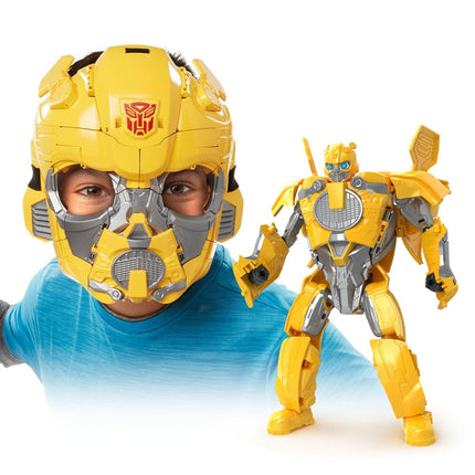 Bumblebee Transformers: Rise of the Beasts 2-in-1 Roleplay Mask / Action Figure 23 cm
