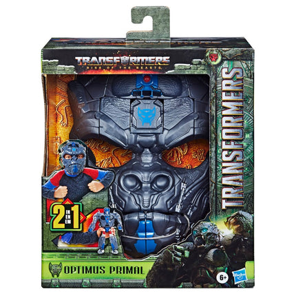Optimus Primal Transformers: Rise of the Beasts 2-in-1 Roleplay Mask / Action Figure 23 cm