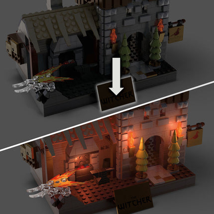 Geralt's Griffin Hunt The Witcher 3: Wild Hunt Mega Construx Black Series Construction Set