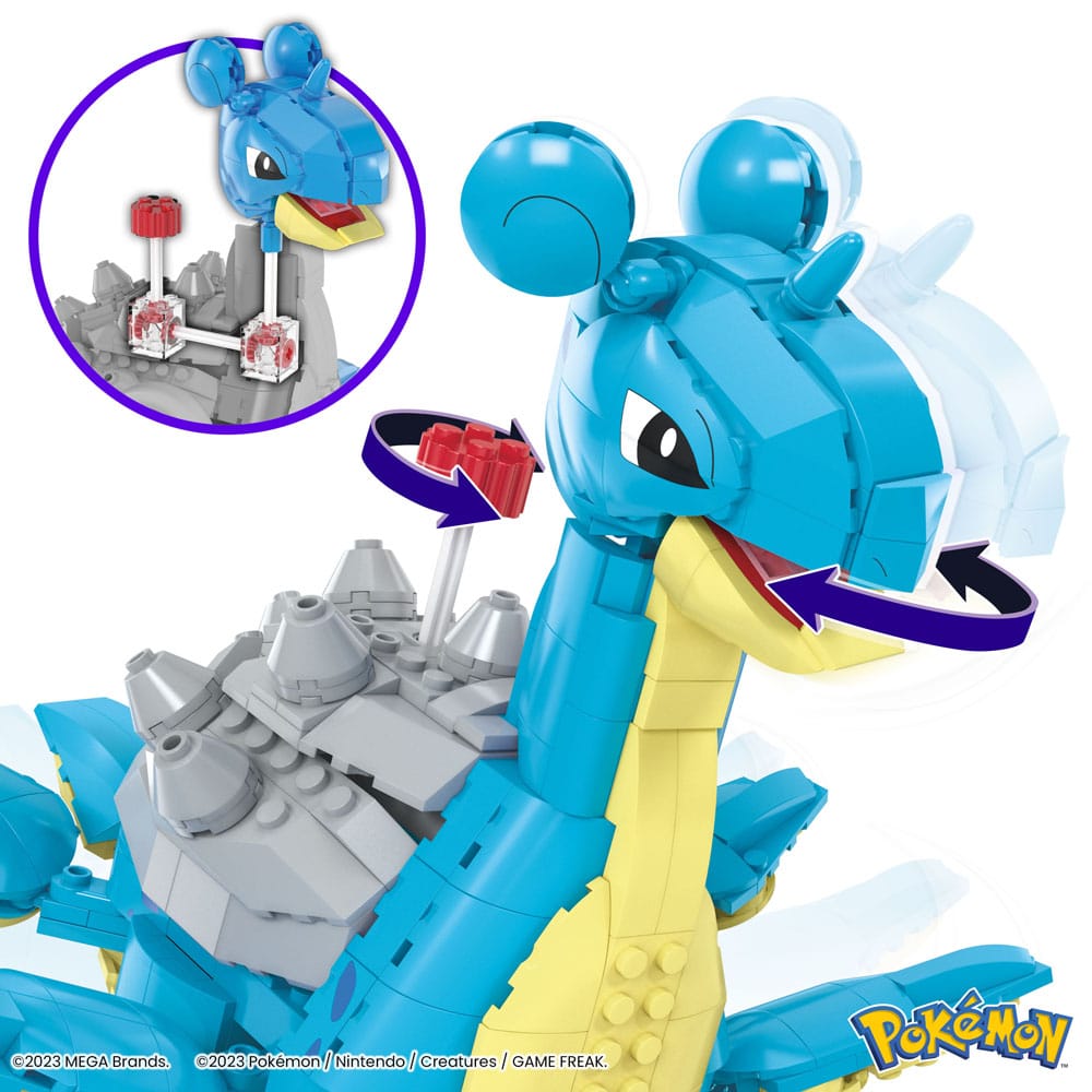 Lapras Pokemon Mega Construx Construction 19 cm poptoys
