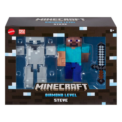 Steve Minecraft Diamond Level Action Figure 14 cm