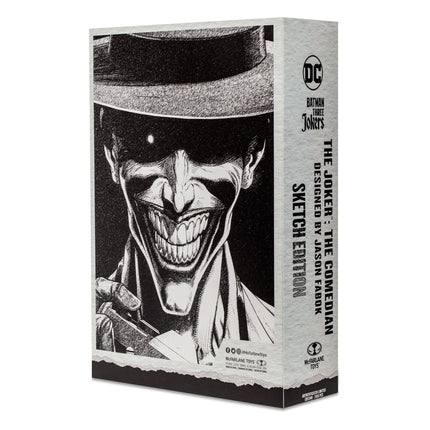 The Joker: The Comedian Batman: Three Jokers  DC Multiverse Sketch Edition (Gold Label) Action Figure 18 cm