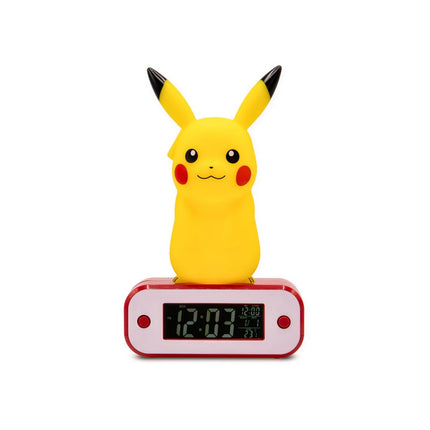 Pikachu Pokémon Alarm Clock with Light Sveglia 18 cm