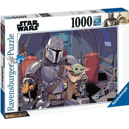 Puzzle 1000 elementów Star Wars The Mandalorian Ravensburger