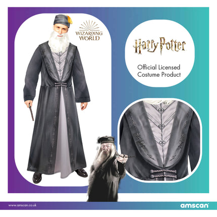 Albus Dumbledore Silente Costume Carnevale Deluxe  Harry Potter Bambino