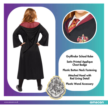 Hermione Granger Costume Carnevale Kit Travestimento Harry Potter Fancy Dress Roleplay
