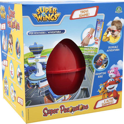 Jajko Pasqualone Super Wings z zabawkami
