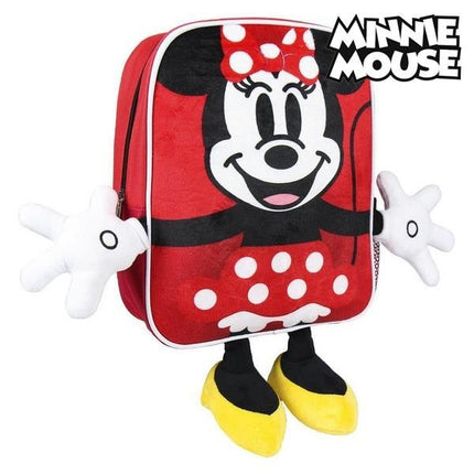 Plecak dla przedszkolaka Minnie z pluszowymi rękoma i stopami Disneya