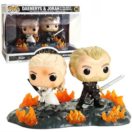 Daenerys et Jorah 2 Pack Funko POP Game Of Thrones Le Trône des Épées 9 cm