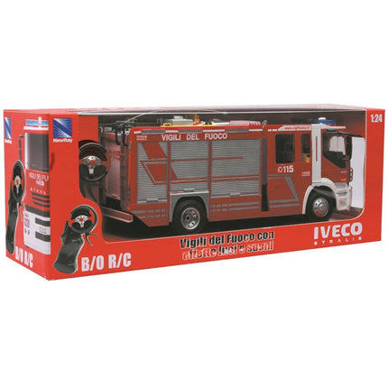 Camión de bomberos Iveco Radio controlado con luces y sonidos 1:24