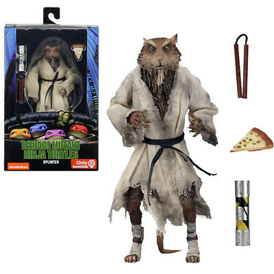 Master Splinter Action Figure TMNT Tortoises Ninja Turtles NECA 54110 poptoys