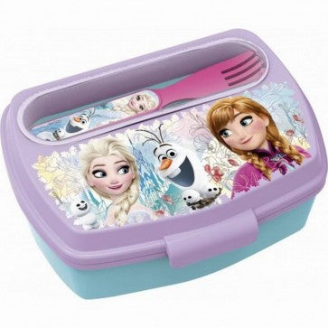 Frozen Portapranzo con posate  Asilo Bambini Disney