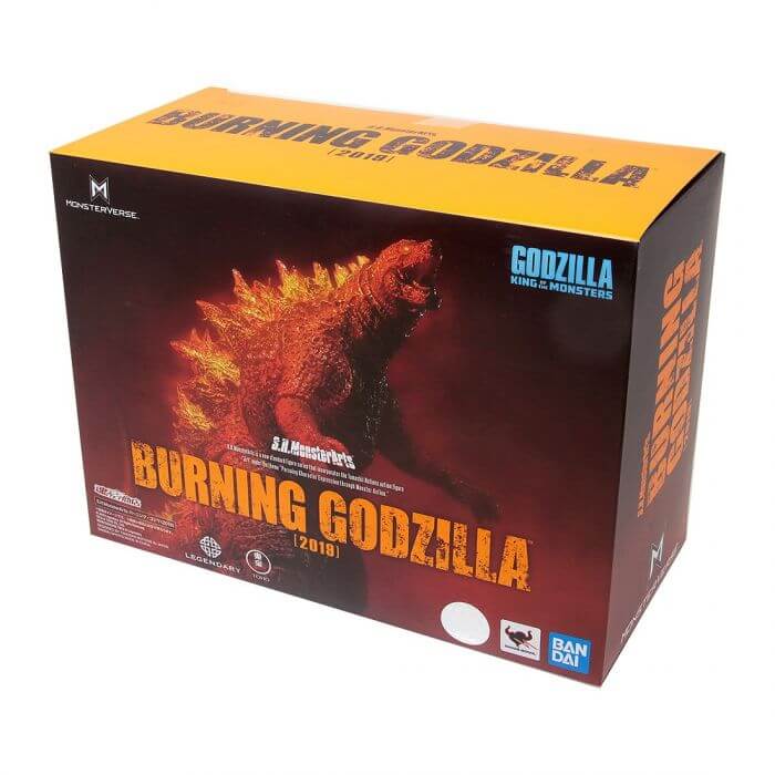 Godzilla King of the Monsters 2019 S.H. MonsterArts Action Figure Burning Godzilla 16 cm