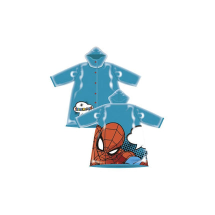 Spiderman  Impermeabile Bambini con maniche e Cappuccio PVC
