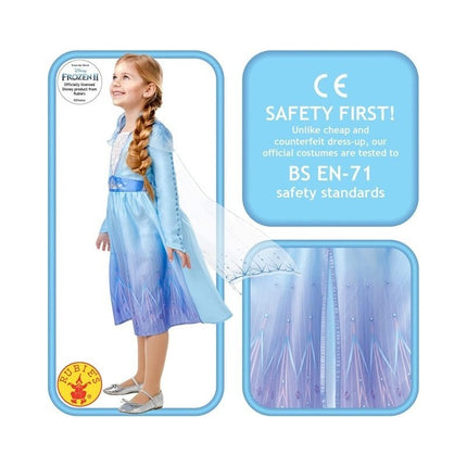 Elsa Frozen 2 Fancy Dress Klasyczny kostium karnawałowy