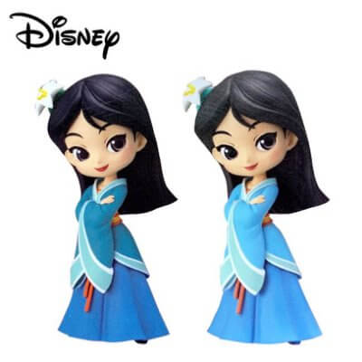 Disney Q Posket Mini Figure Mulan Royal Style Ver. A 14 cm