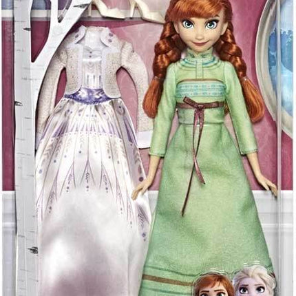 Frozen 2 Bambole Con vestiti e scarpe intercambiabili Fashion Doll Hasbro E5500 Anna #Scegli Personaggio_Anna (4207935389793)