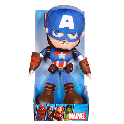 Captain America Pluche Avengers 25cm met kofferbak
