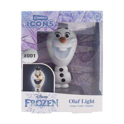 Olaf Lamp Bedside table with Frozen 2 3D Icon Light Paladone