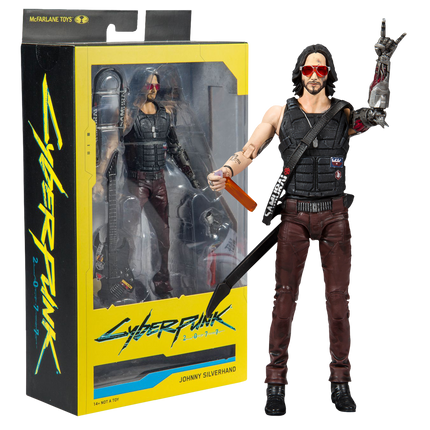 Johnny Silverhand Cyberpunk 2077 Acción Figura 18 cm Mcfarlane Juguetes