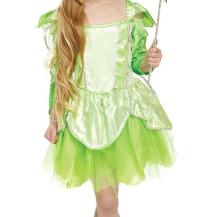 Costume Carnevale Fatina Verde Simile Trilly 10/12 Anni (3948412960865)