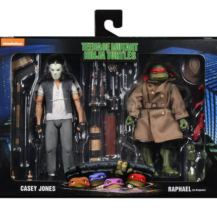 Casey Jones i Raphael w przebraniu Teenage Mutant Ninja Turtles Figurka 2-pak 18 cm NECA 54124