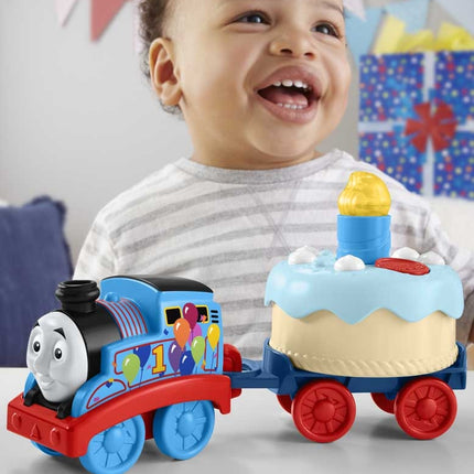 Primer pastel de cumpleaños con Thomas y sus amigos Toy Train LENGUA INGLESA