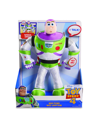 Toy Story Plush Buzz Lightyear mit motorisierten Flügeln und Klängen