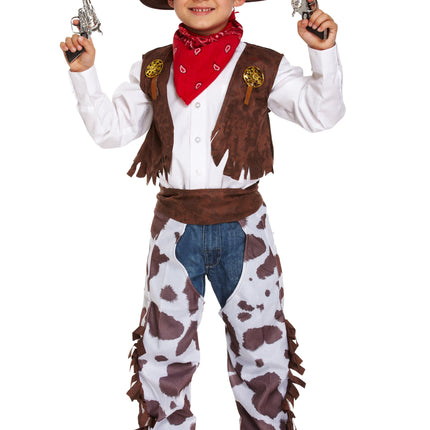 Costume Carnevale Cowboy Travestimento Bambino 4 5 6 Anni (3948414697569)
