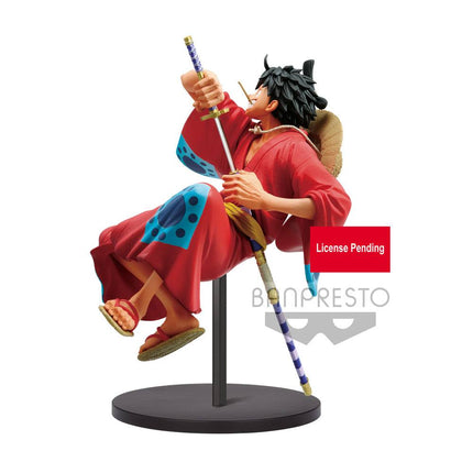 Monkey D.Luffy Wanokuni One Piece King Of Artist Figurine PVC 16 cm