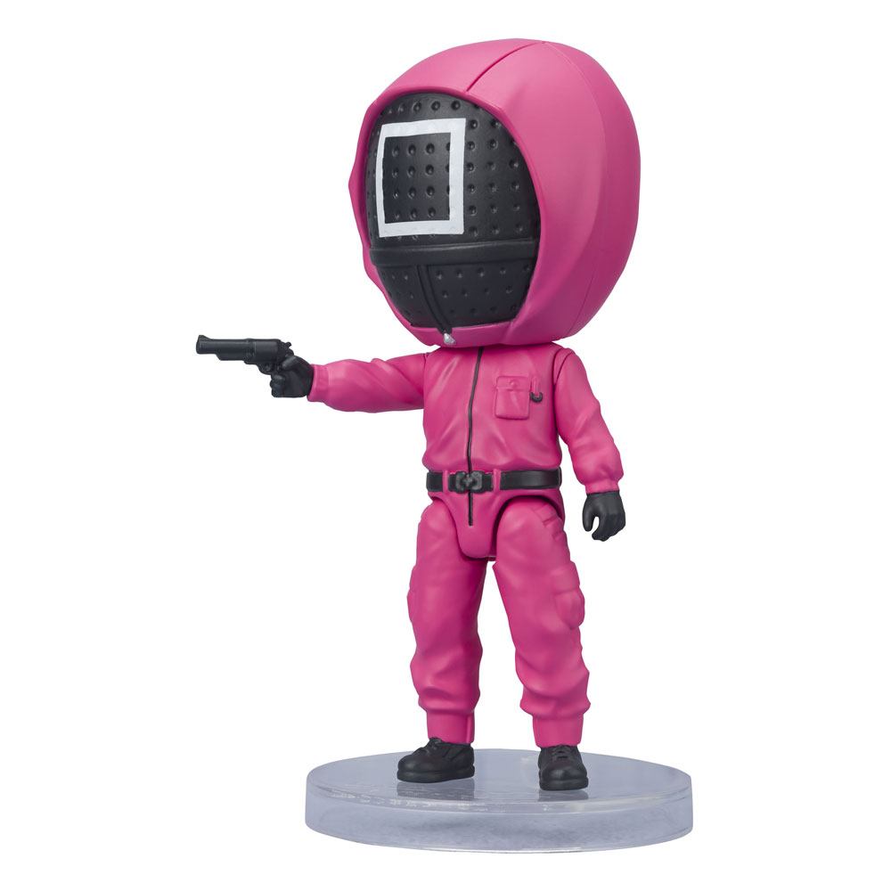 Amazon.co.jp: S.H. Figuarts Squid Game Masked Soldier, Approx. 5.7 inches  (145 mm), ABS & PVC, Pre-painted Action Figure : Hobbies