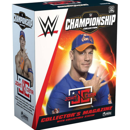 John Cena  Eaglemoss Modellino Action Figures Resina 14cm 1/16 WWE Championship (3948433801313)