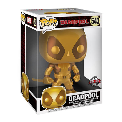 Deadpool GOLD Super Size Funko POP! Viny Figure Pouces vers le haut de l’or 25cm