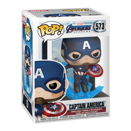 Captain America avec Mjölnir Avengers: Endgame Funko POP 9cm - 573