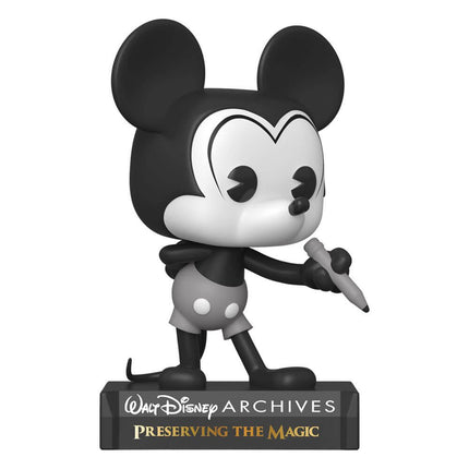 POP z Myszką Miki! Disney Archives Winylowa figurka Myszka Miki (czarno-biała) 9 cm - 797