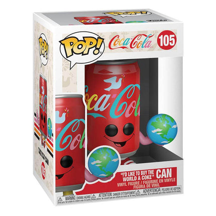 Coca-Cola POP! Vinyl Figure Flowery Coca-Cola Can Hilltop Anniversary 9 cm 105 - JULY 2021