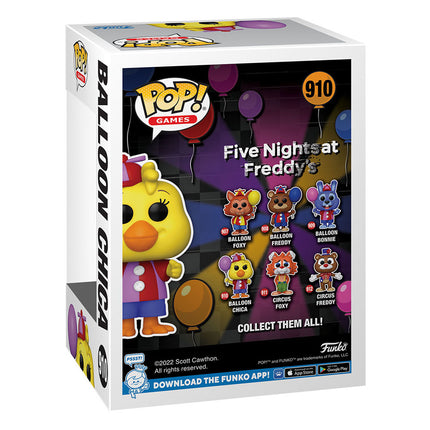 Balloon Chica Five Nights at Freddy's Security Breach POP! Gry Figurki Winylowe 9cm - 910
