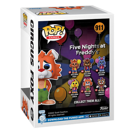 Circus Foxy Five Nights at Freddy's Security Breach POP! Gry Figurki Winylowe 9cm - 911