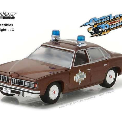 Smokey and the Bandit Diecast Model 1/64 1977 Le shérif Buford T. Justice's Pontiac LeMans