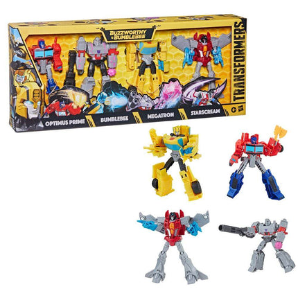 Figurka Transformers Buzzworthy Bumblebee 4-pak wojowników 14 cm