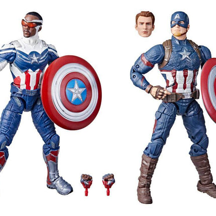 Sam Wilson &amp; Steve Rogers 15 cm Marvel Legends Figurka 2-pak 2022 Captain America - MAJ 2022