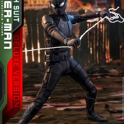 Spider-Man (Stealth Suit) Deluxe Far From Home Masterpiece Action Figure 1/6 29 cm