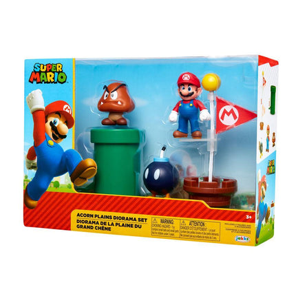 Super Mario Character 6 cm with World of Nintendo Accessories
