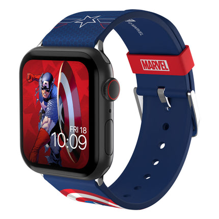 Captain America Marvel Insignia Collection Smartwatch-Wristband Cinturino