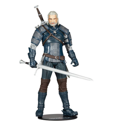 Geralt z Rivii (Viper Armor: Teal Dye) Wiedźmin Figurka 18cm