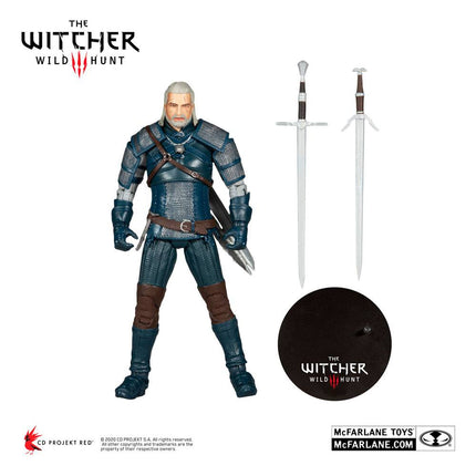 Geralt z Rivii (Viper Armor: Teal Dye) Wiedźmin Figurka 18cm