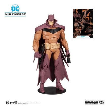 Batman (czerwony wariant) DC Multiverse Figurka białego rycerza 18 cm